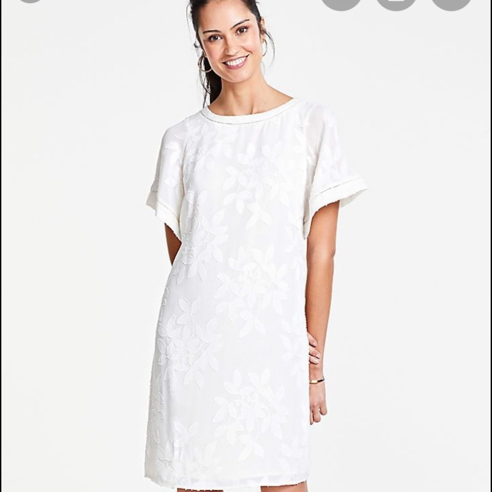 Anne Taylor white dress!
